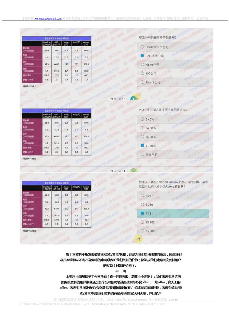 德意志银行2018招聘2017.10.23在线测试真题及答案_2025春招题库汇总_外资银行题库_德意志_2018年历次OT真题及答案