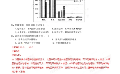 2015年高考地理试卷（安徽）（解析卷）_地理历年高考真题_新&middot;Word版2008-2025&middot;高考地理真题_地理（按年份分类）2008-2025_2015&middot;地理高考真题