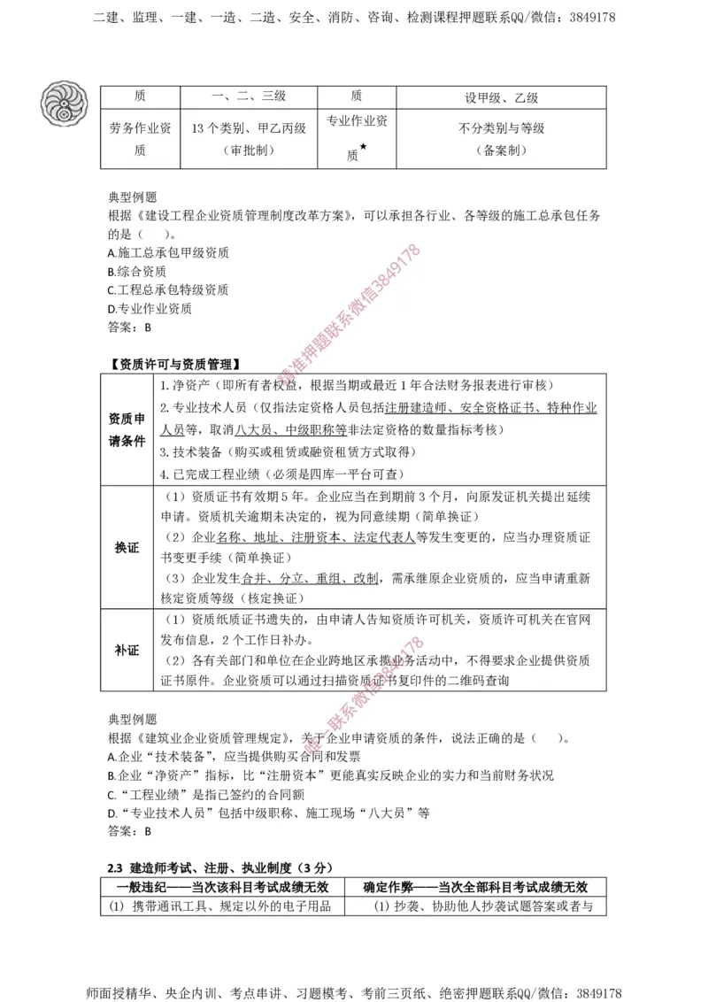 2025-3-陈印-考前密训（三）_2026年一建法规_2025年一建法规SVIP_05-考前密训✿央企特训✿机构普押_21-法规《考前终极密训》陈印推荐