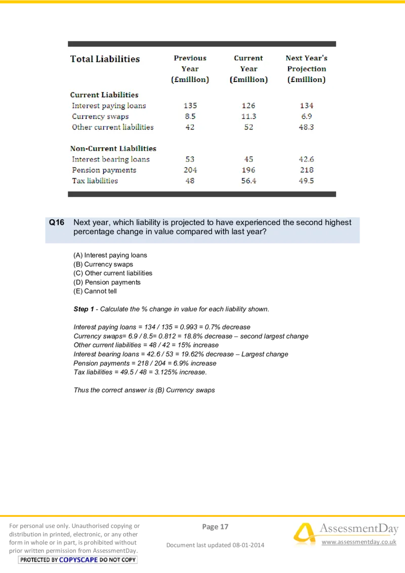 NumericalReasoningTest5-Solutions_2025春招题库汇总_八大题库-1_04八大汇总_信永中和_专业题综合知识-参考_英文题_NumericalReasoningTests