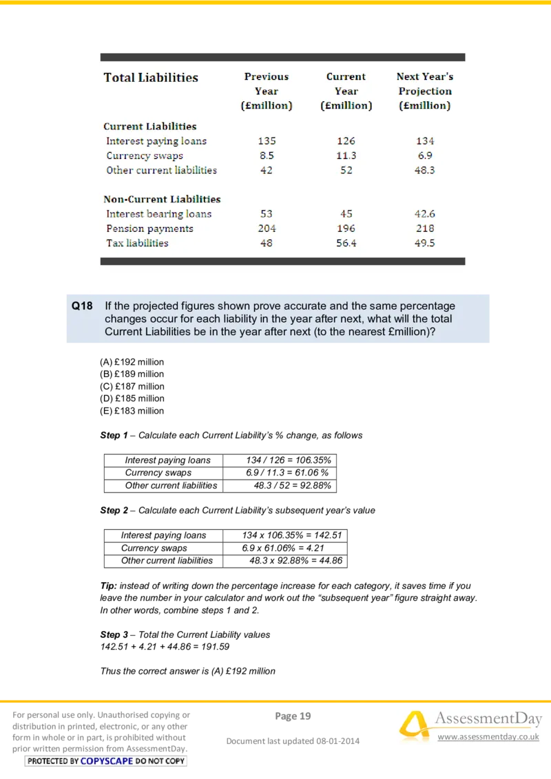 NumericalReasoningTest5-Solutions_2025春招题库汇总_八大题库-1_04八大汇总_信永中和_专业题综合知识-参考_英文题_NumericalReasoningTests