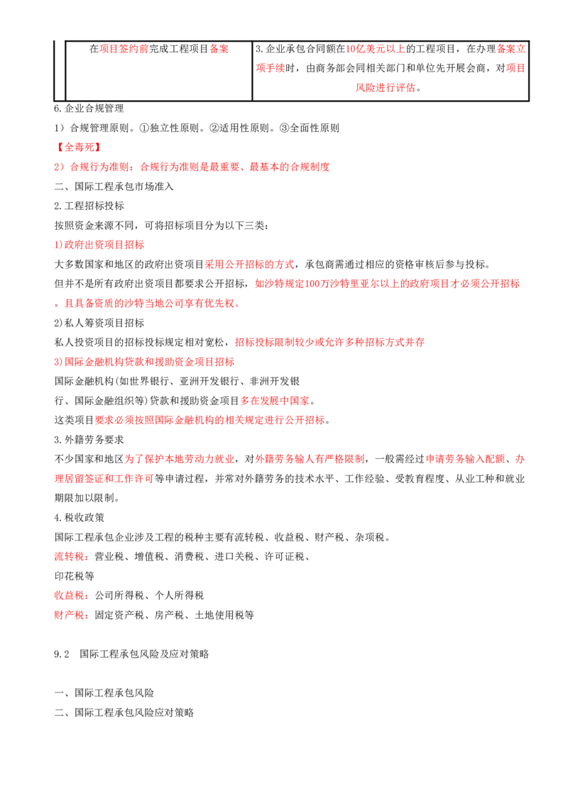 19.19-第9章-国际工程承包管理（一）_2026年一级建造师_2026年一建管理_2025年一建管理SVIP_04-冲刺串讲✿考点强化✿小灶集训_18-管理《冲刺上岸班》王少杰SA