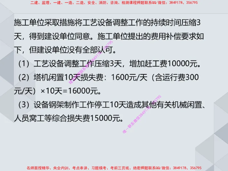 17.25一建机电案例专项专题7-进度管理（1）_2026年一级建造师_2026年一建机电_2025年一建机电SVIP_04-冲刺串讲✿考点强化✿小灶集训_23-机电《案例专项班》苏婷HQ推荐