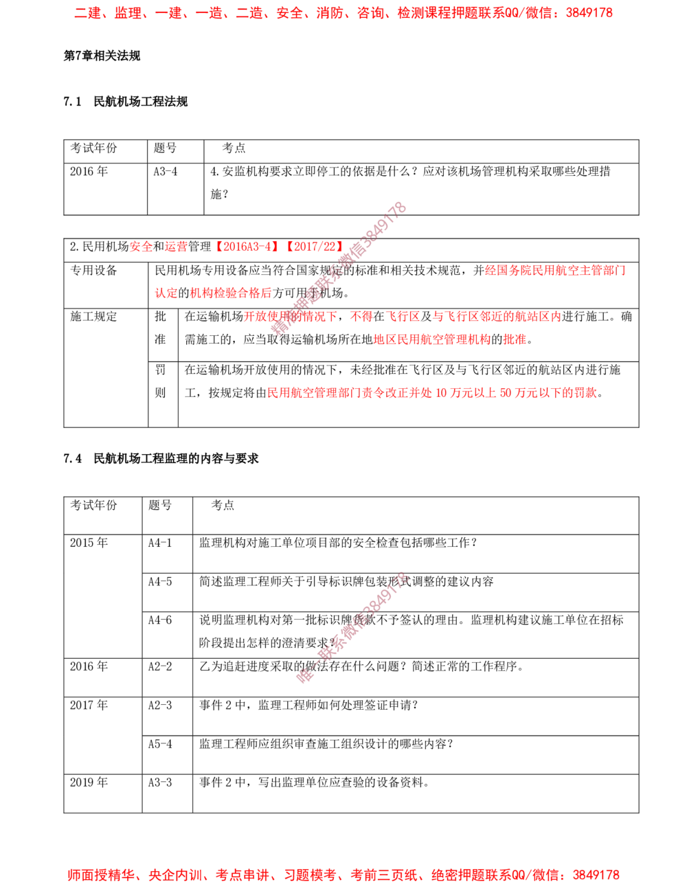 11.11-第7、8、9、10、11章_2026年一级建造师_2026年一建民航_2025年一建民航SVIP_04-冲刺串讲✿考点强化✿小灶集训_01-民航《冲刺串讲班》高永志SMR