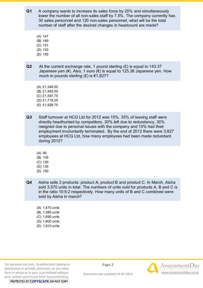NumericalReasoningTest17-Questions_2025春招题库汇总_十大行测题库_2023年十大热门题库更新中_05、TalentQ汇总_TalentQ笔试题库中文_TalentQ（图文版-参考）_2选看通用测试题，适用于TalentQ（N多题）