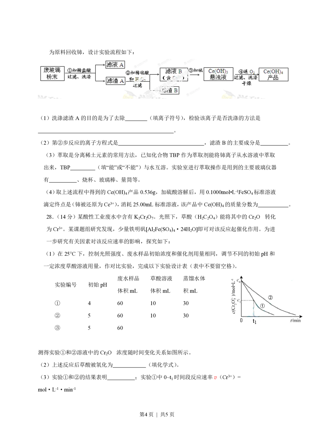 2013年高考化学试卷（安徽）（空白卷）_历年高考真题合集_化学历年高考真题_新&middot;PDF版2008-2025&middot;高考化学真题_化学（按省份分类）2008-2025_2012-2025&middot;（安徽）化学高考真题