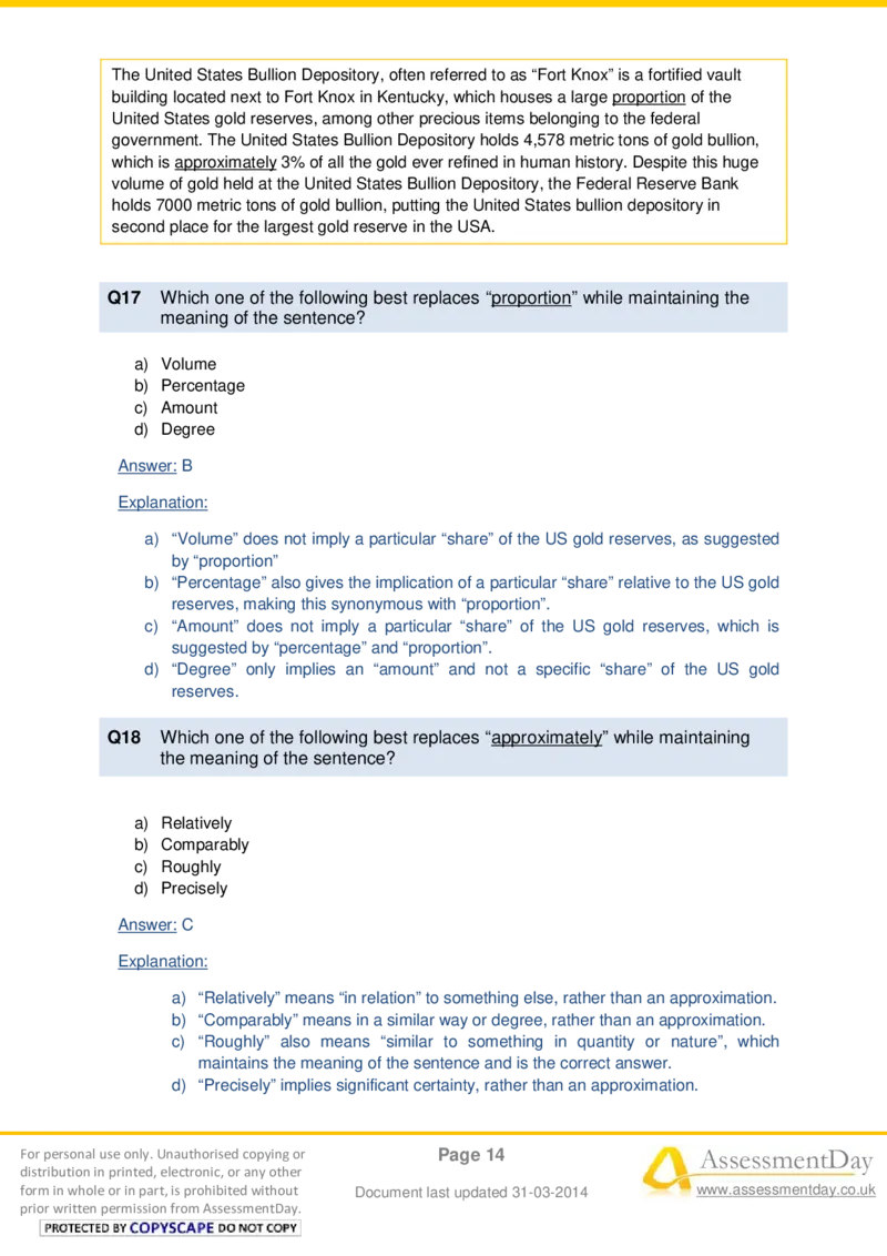 VerbalComprehensionTest5-Solutions_2025春招题库汇总_八大题库-1_04八大汇总_信永中和_专业题综合知识-参考_英文题_VerbalReasoningTests