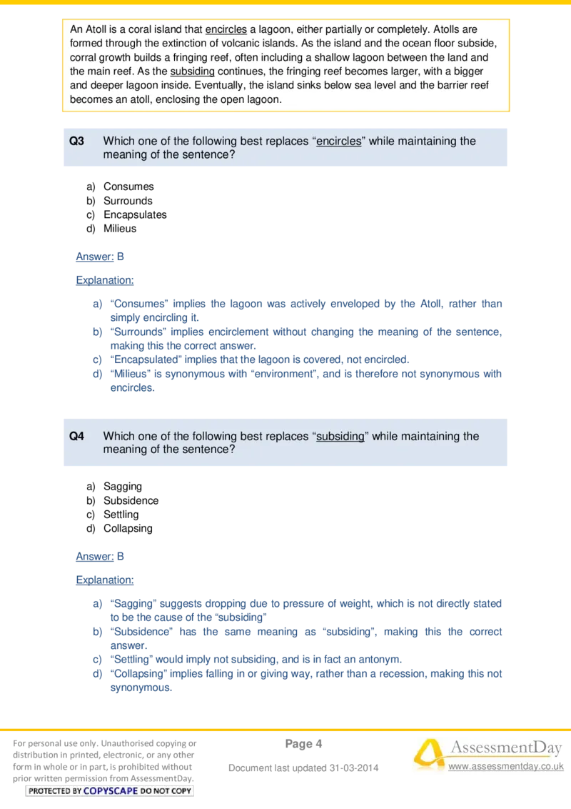 VerbalComprehensionTest5-Solutions_2025春招题库汇总_八大题库-1_04八大汇总_信永中和_专业题综合知识-参考_英文题_VerbalReasoningTests