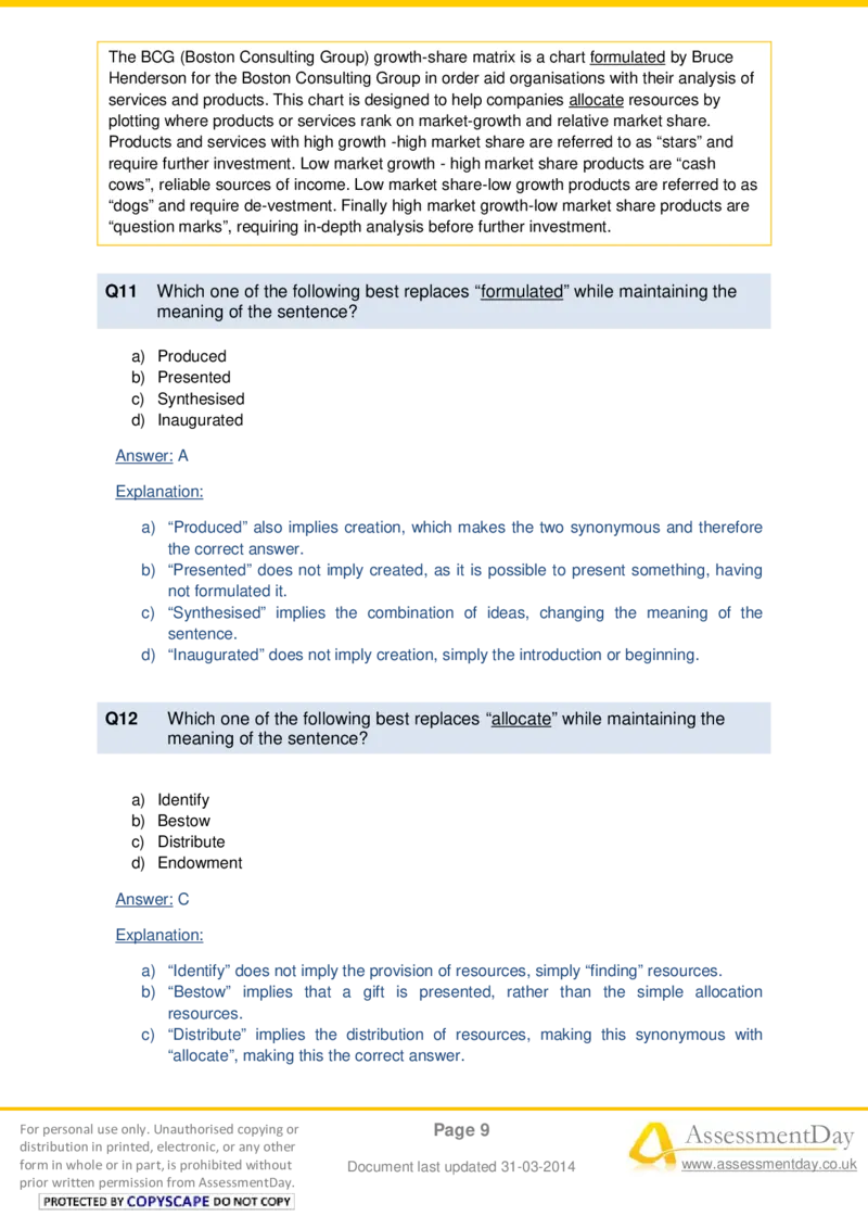 VerbalComprehensionTest5-Solutions_2025春招题库汇总_八大题库-1_04八大汇总_信永中和_专业题综合知识-参考_英文题_VerbalReasoningTests