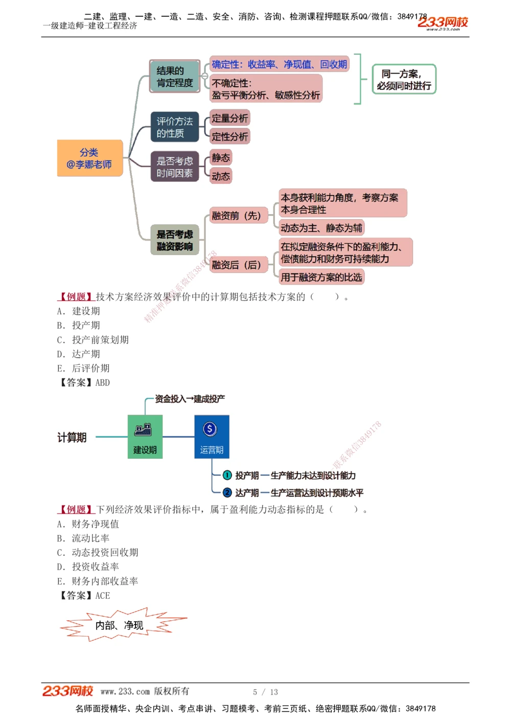 1-2_2026年一级建造师_2026年一建经济_2025年一建经济SVIP_03-习题精析✿实战特训✿模考通关_25-经济《习题解析班》李娜233推荐