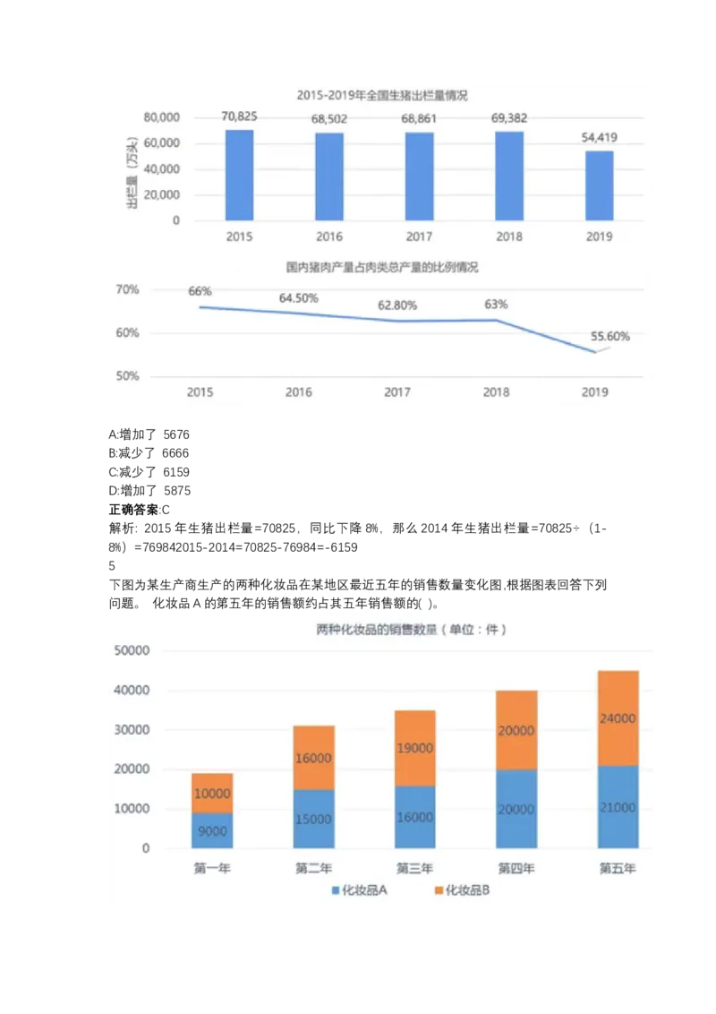 北森图表分析（可搜带解析）_2025春招题库汇总_北森_北sen_最新24届秋招题库-可搜