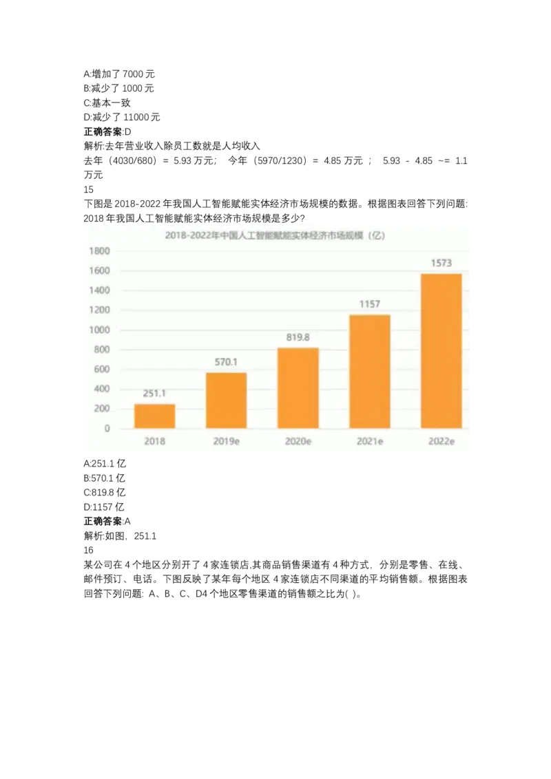 北森图表分析（可搜带解析）_2025春招题库汇总_北森_北sen_最新24届秋招题库-可搜