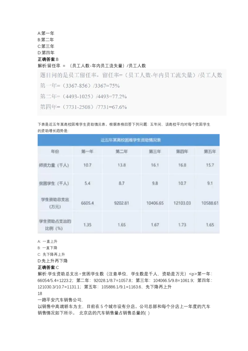 北森图表分析（可搜带解析）_2025春招题库汇总_北森_北sen_最新24届秋招题库-可搜