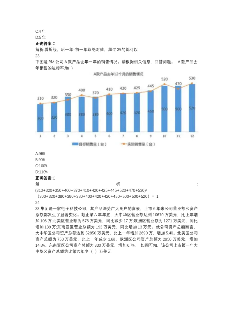 北森图表分析（可搜带解析）_2025春招题库汇总_北森_北sen_最新24届秋招题库-可搜