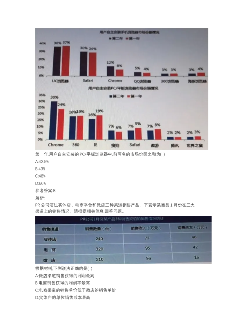 北森图表分析（可搜带解析）_2025春招题库汇总_北森_北sen_最新24届秋招题库-可搜