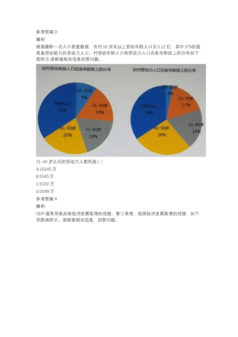 北森图表分析（可搜带解析）_2025春招题库汇总_北森_北sen_最新24届秋招题库-可搜