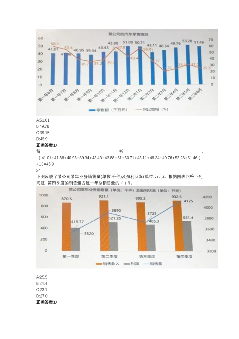 北森图表分析（可搜带解析）_2025春招题库汇总_北森_北sen_最新24届秋招题库-可搜
