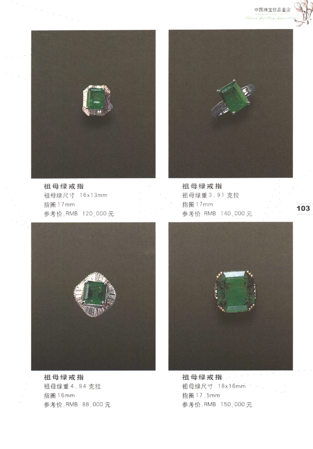 中国珠宝珍品鉴定图集__X018-玉石珠宝鉴定教程最新合集_4、珠宝玉石鉴定投资手册合集