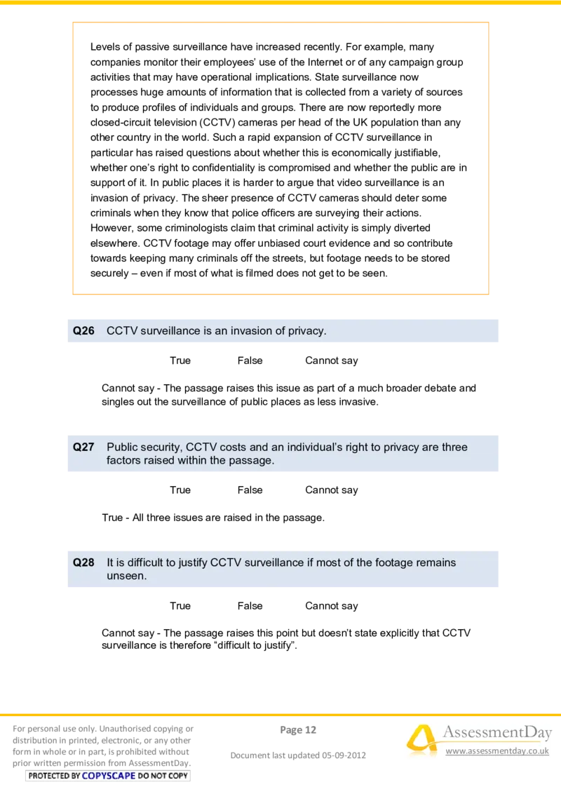 VerbalReasoningTest9-Solutions_2025春招题库汇总_八大题库-1_04八大汇总_信永中和_专业题综合知识-参考_英文题_VerbalReasoningTests