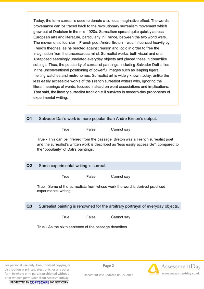 VerbalReasoningTest9-Solutions_2025春招题库汇总_八大题库-1_04八大汇总_信永中和_专业题综合知识-参考_英文题_VerbalReasoningTests