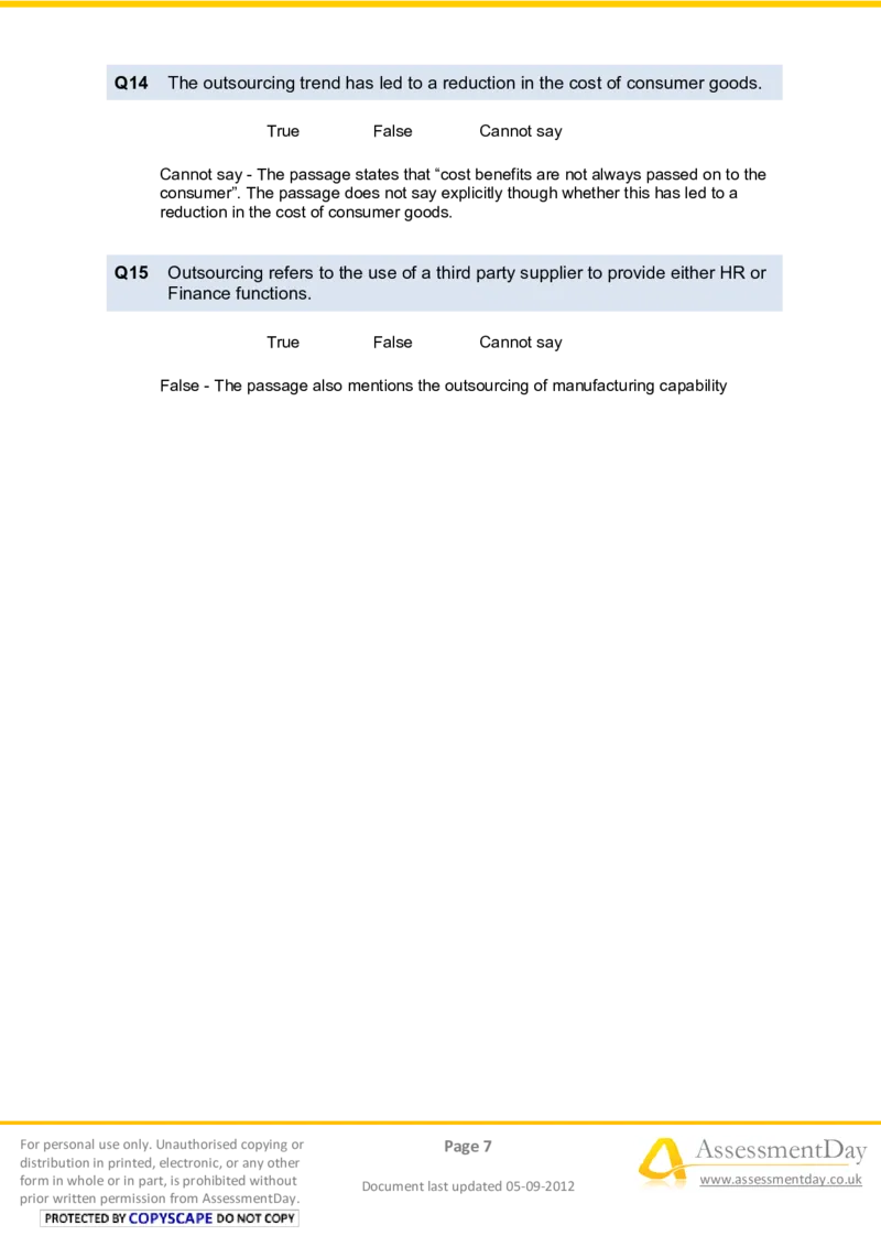 VerbalReasoningTest9-Solutions_2025春招题库汇总_八大题库-1_04八大汇总_信永中和_专业题综合知识-参考_英文题_VerbalReasoningTests