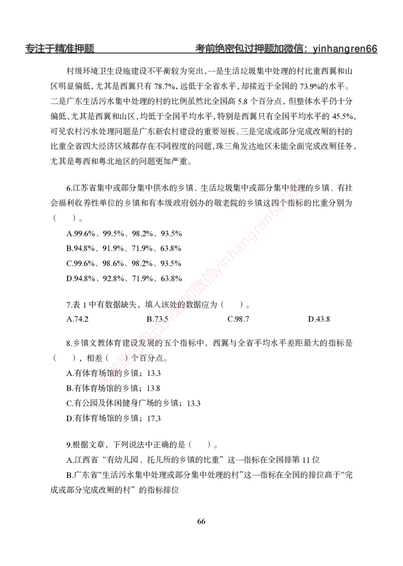 狂训实战-狂训实战-资料分析-学生版_2025春招题库汇总_银行题库-1_银行全套上岸资料_讲义+题库+冲刺_04、考前冲刺题库（特训冲刺高分题库+详解）全