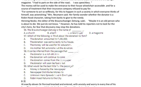 2012年高考英语试卷（福建）（空白卷）_英语历年高考真题_新&middot;PDF版2008-2025&middot;高考英语真题_英语（按年份分类）2008-2025_2012&middot;高考英语真题