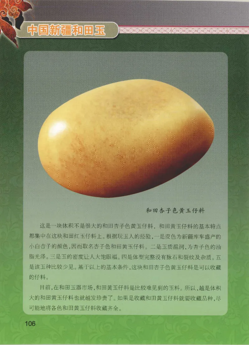 中国新疆和田玉黄玉__X018-玉石珠宝鉴定教程最新合集_7、和田玉鉴定专题全套课程_和田玉电子书