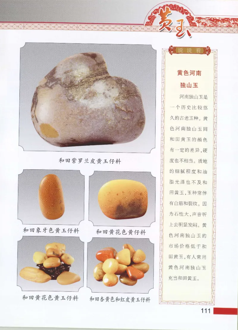 中国新疆和田玉黄玉__X018-玉石珠宝鉴定教程最新合集_7、和田玉鉴定专题全套课程_和田玉电子书