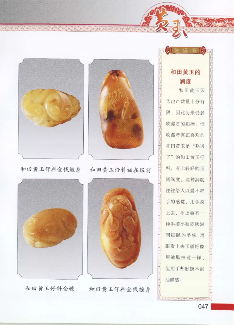 中国新疆和田玉黄玉__X018-玉石珠宝鉴定教程最新合集_7、和田玉鉴定专题全套课程_和田玉电子书