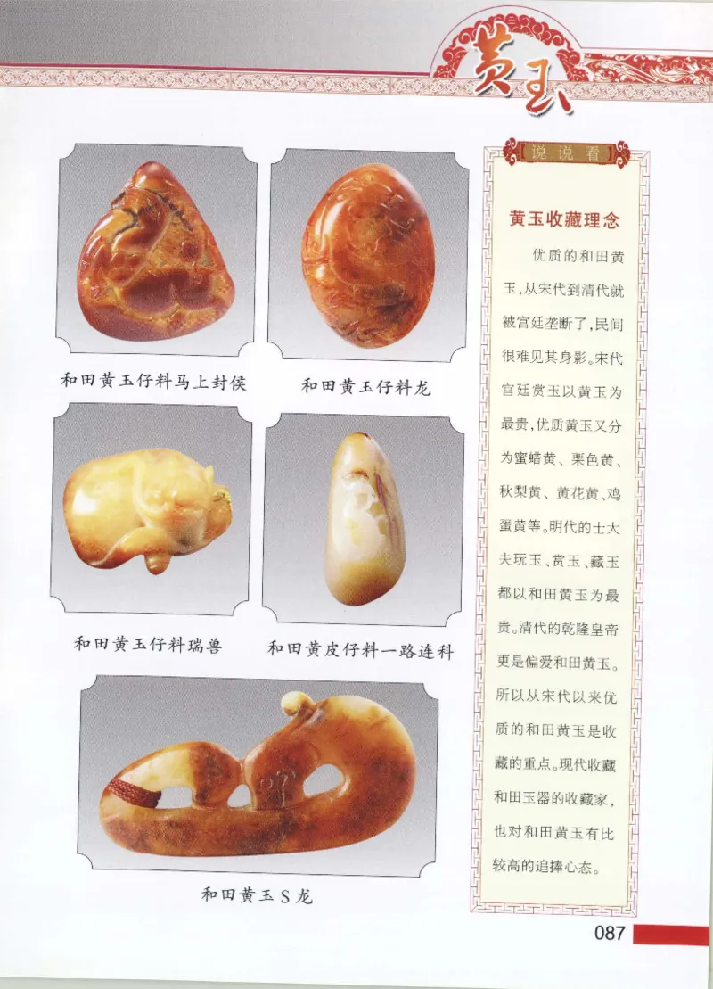 中国新疆和田玉黄玉__X018-玉石珠宝鉴定教程最新合集_7、和田玉鉴定专题全套课程_和田玉电子书