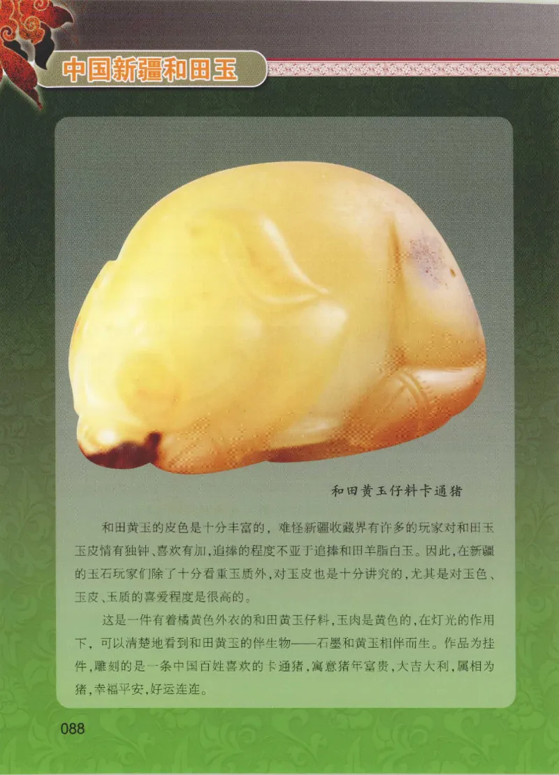 中国新疆和田玉黄玉__X018-玉石珠宝鉴定教程最新合集_7、和田玉鉴定专题全套课程_和田玉电子书