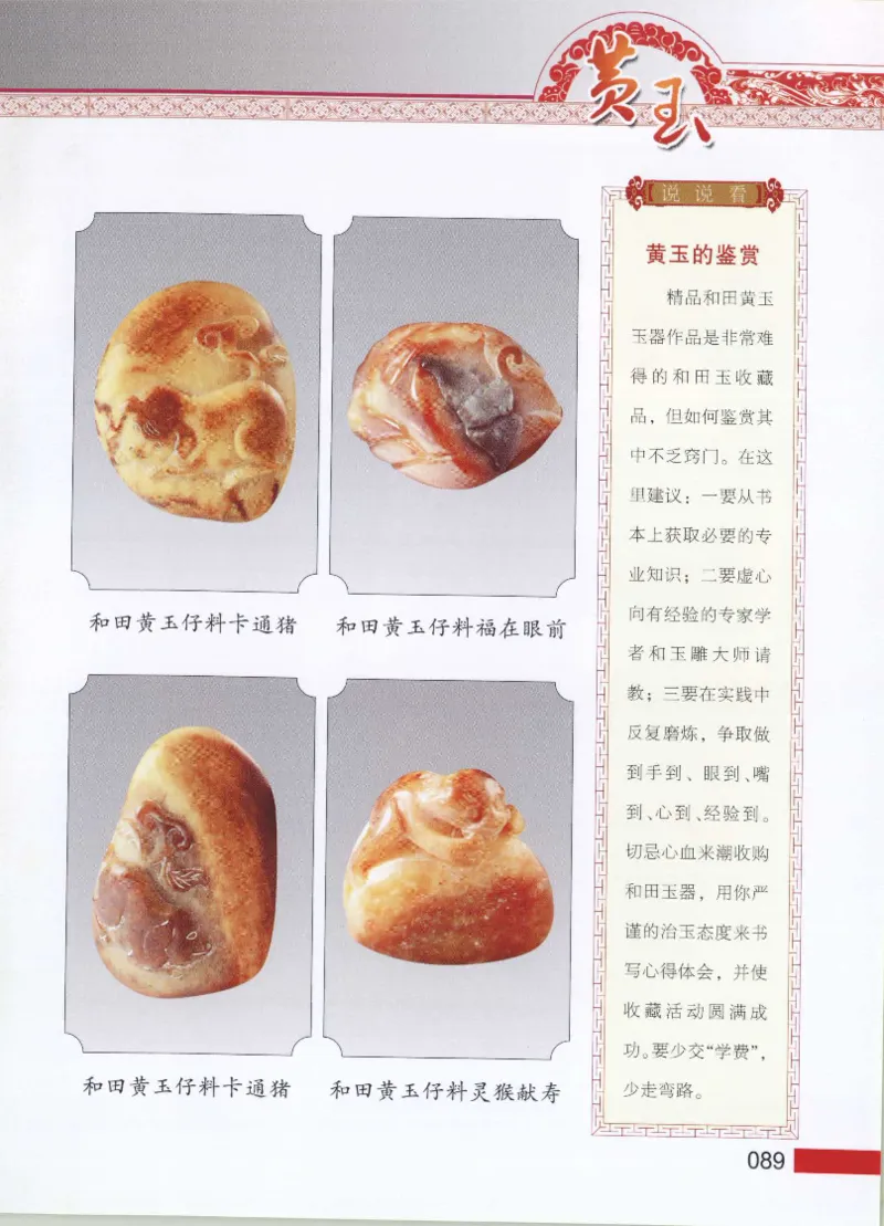 中国新疆和田玉黄玉__X018-玉石珠宝鉴定教程最新合集_7、和田玉鉴定专题全套课程_和田玉电子书