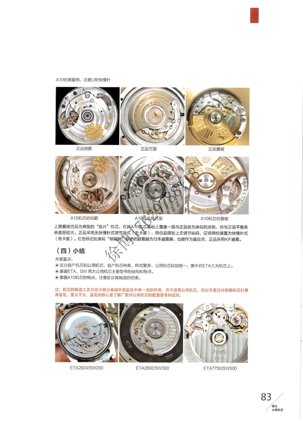 奢侈品名表_X017-奢侈品鉴定教程最新合集_5、寄卖行鉴定全套手册合集6套_手表鉴定资料