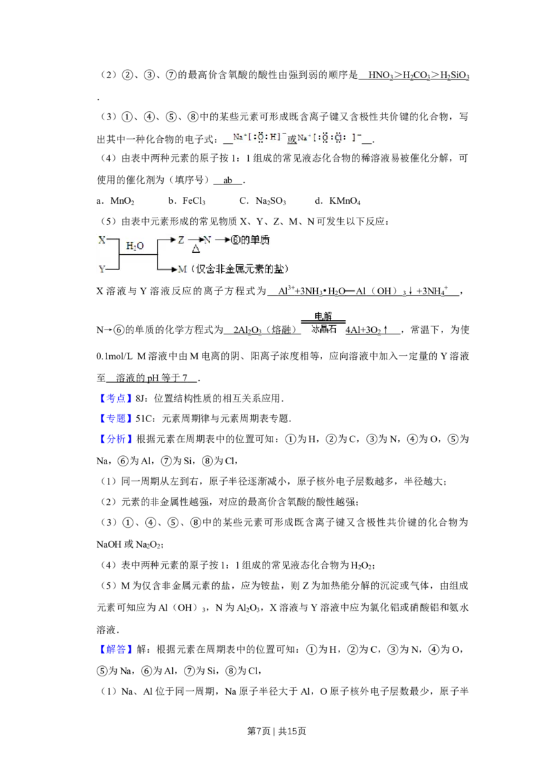 2009年高考化学试卷（天津）（解析卷）_历年高考真题合集_化学历年高考真题_新&middot;Word版2008-2025&middot;高考化学真题_化学（按试卷类型分类）2008-2025_自主命题卷&middot;化学（2008-2025）