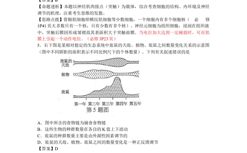 2012年高考生物试卷（浙江）（解析卷）_生物历年高考真题_新&middot;Word版2008-2025&middot;高考生物真题_生物（按省份分类）2008-2025_2008-2025&middot;（浙江）生物高考真题