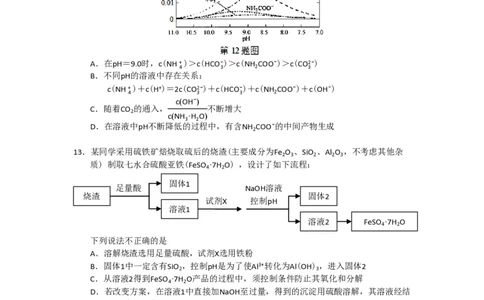 2015年高考化学试卷（浙江）（6月）（空白卷）_历年高考真题合集_化学历年高考真题_新&middot;PDF版2008-2025&middot;高考化学真题_化学（按试卷类型分类）2008-2025_自主命题卷&middot;化学（2008-2025）(1)