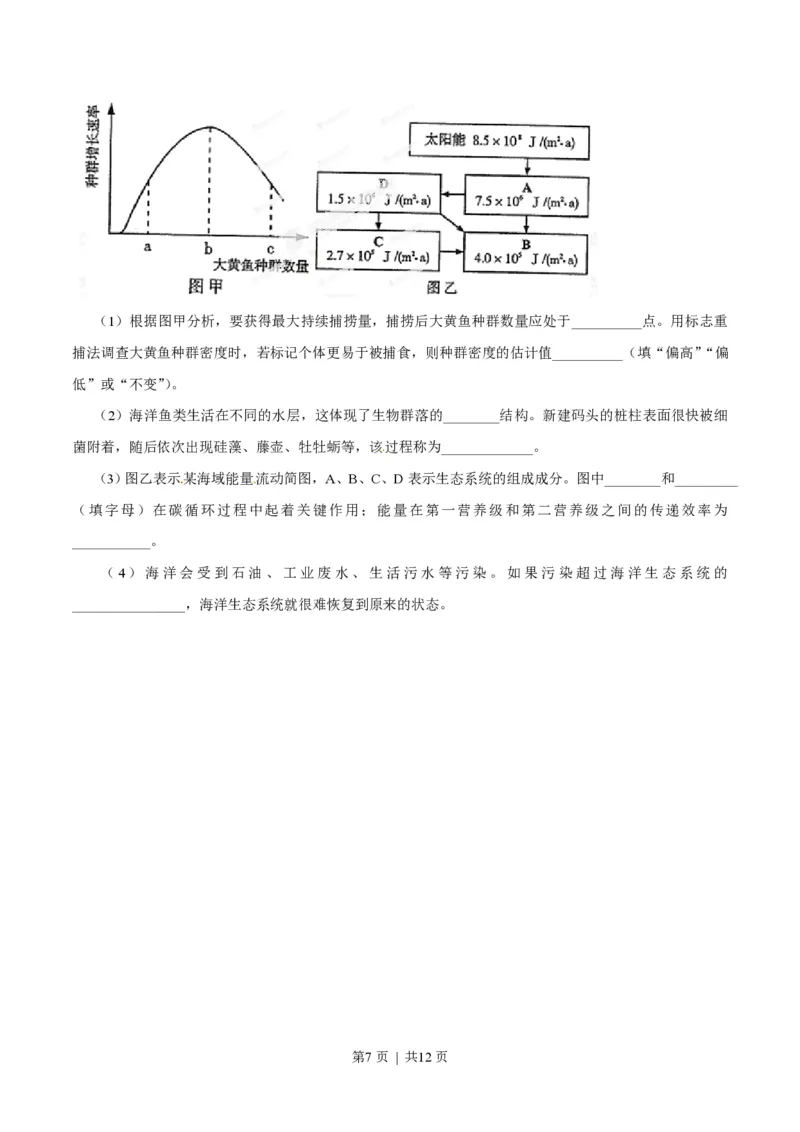 2014年高考生物试卷（山东）（解析卷）_生物历年高考真题_新&middot;PDF版2008-2025&middot;高考生物真题_生物（按试卷类型分类）2008-2025_自主命题卷&middot;生物（2008-2025）
