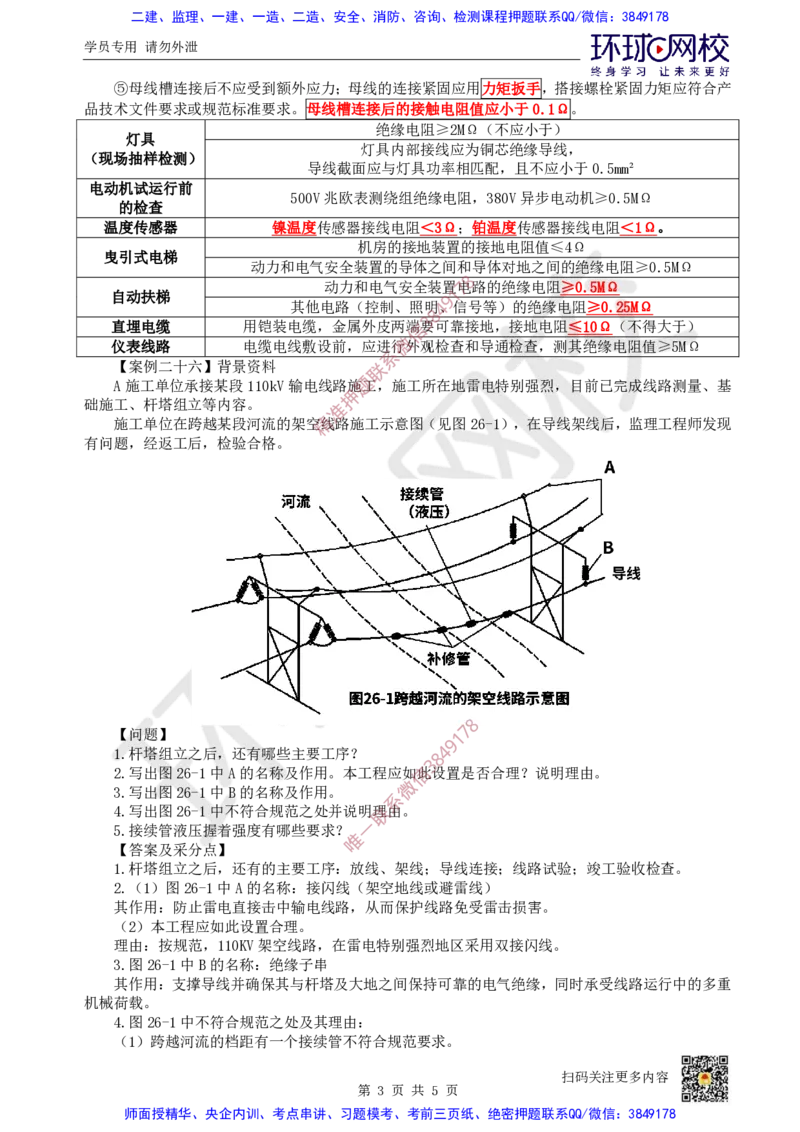 19.2025一建机电案例带刷-案例25~27_2026年一级建造师_2026年一建机电_2025年一建机电SVIP_04-冲刺串讲✿考点强化✿小灶集训_30-机电《案例带刷班》陈剑名HQ推荐