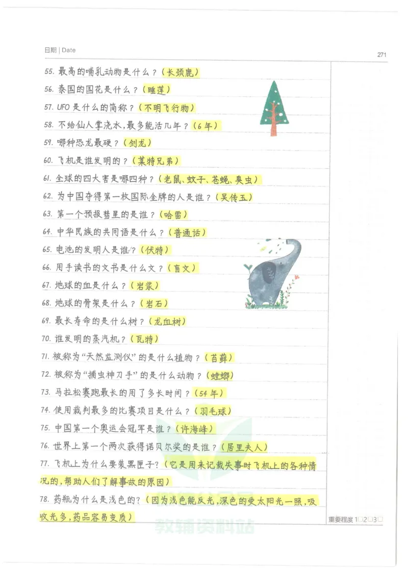 小学学霸笔记-语文_小学初中学霸笔记类资料汇总6.33GB_小学语数英学霸笔记268.56MB