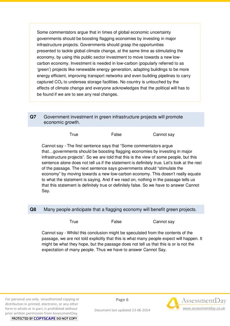 VerbalReasoningTest2-Solutions_2025春招题库汇总_八大题库-1_04八大汇总_信永中和_专业题综合知识-参考_英文题_VerbalReasoningTests
