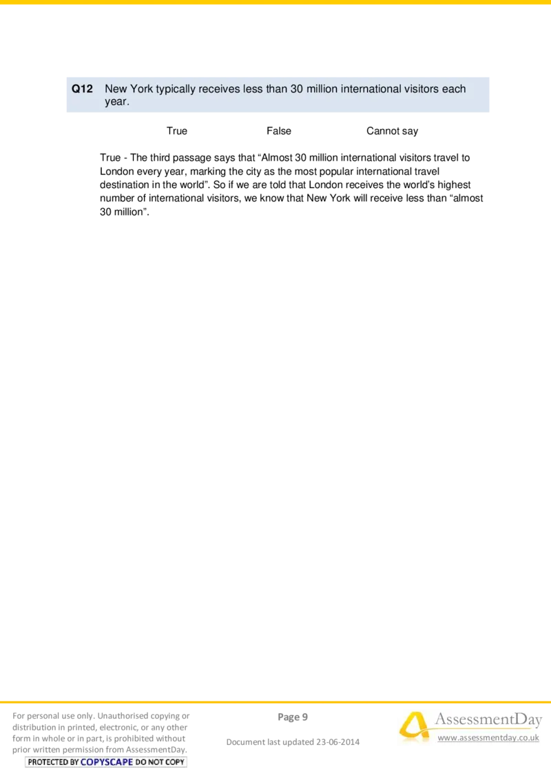 VerbalReasoningTest2-Solutions_2025春招题库汇总_八大题库-1_04八大汇总_信永中和_专业题综合知识-参考_英文题_VerbalReasoningTests