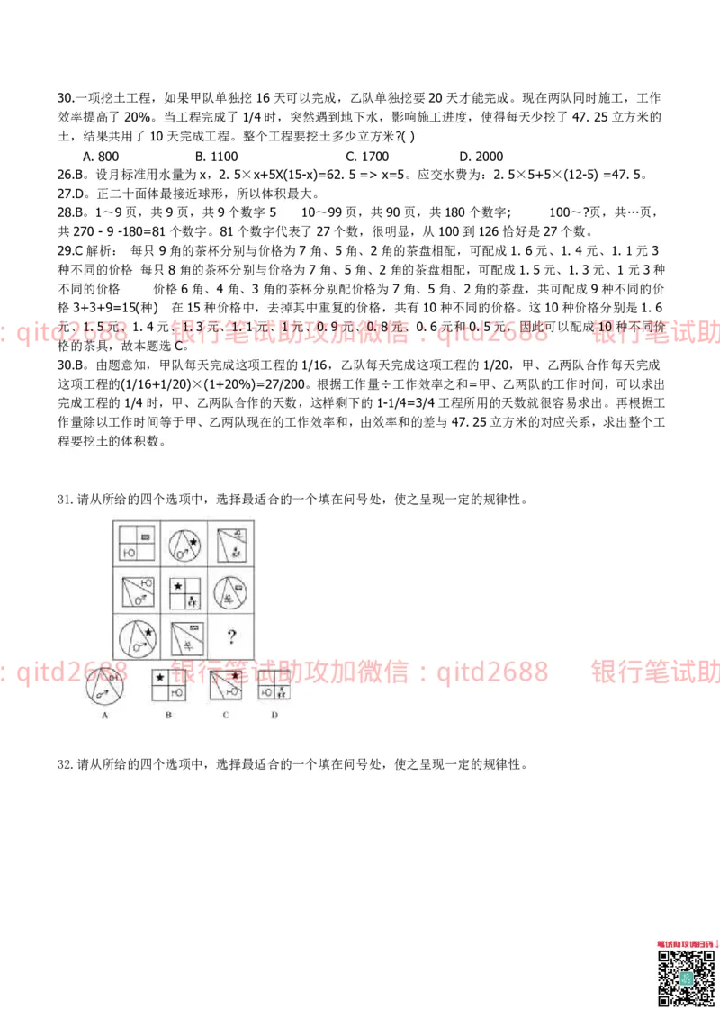 中国银行2013真题_2025春招题库汇总_银行题库-1_银行全套上岸资料_各银行笔试真题_中行上岸资料_中国银行笔试真题