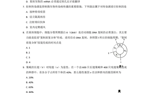 2014年高考生物试卷（上海）（空白卷）_生物历年高考真题_新&middot;PDF版2008-2025&middot;高考生物真题_生物（按省份分类）2008-2025_2008-2022&middot;（上海）生物高考真题