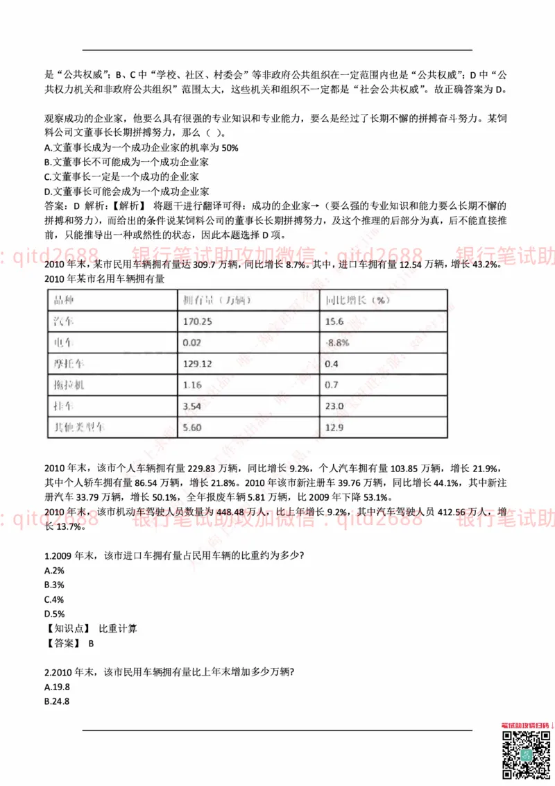 中国邮蓄银行2018年招聘考试笔试真题及答案解析_2025春招题库汇总_银行题库-1_银行全套上岸资料_各银行笔试真题_邮储上岸资料_邮储银行历年真题