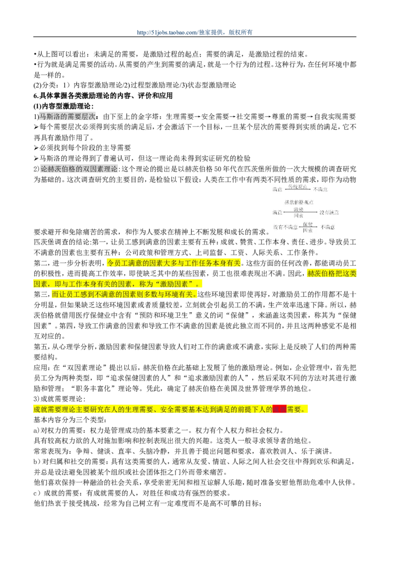 市场类方向专业面高频考查知识点--管理学_2025春招题库汇总_通信运营商_04-中国电信_中国电信运营商面试_dianxin面试资料