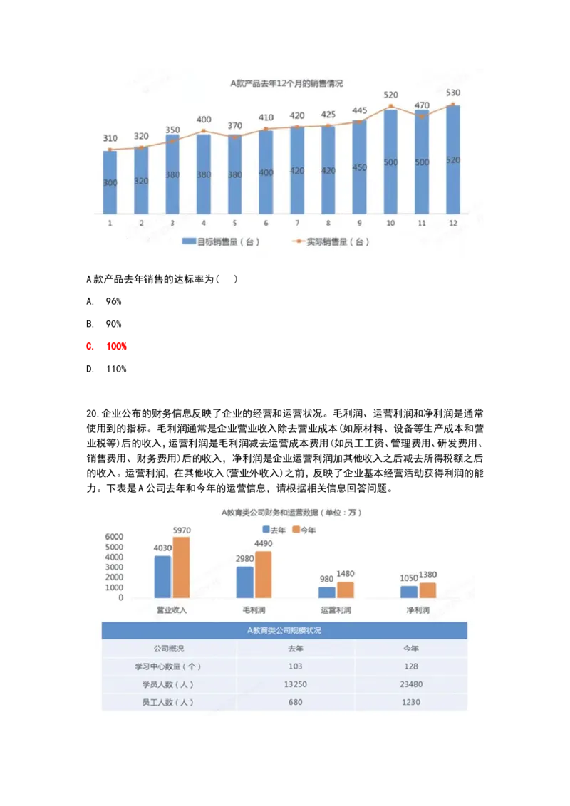 冲刺版2024秋招北森最新整理题库数学百题（可搜）_2025春招题库汇总_北森_北sen_最新24届秋招题库-可搜
