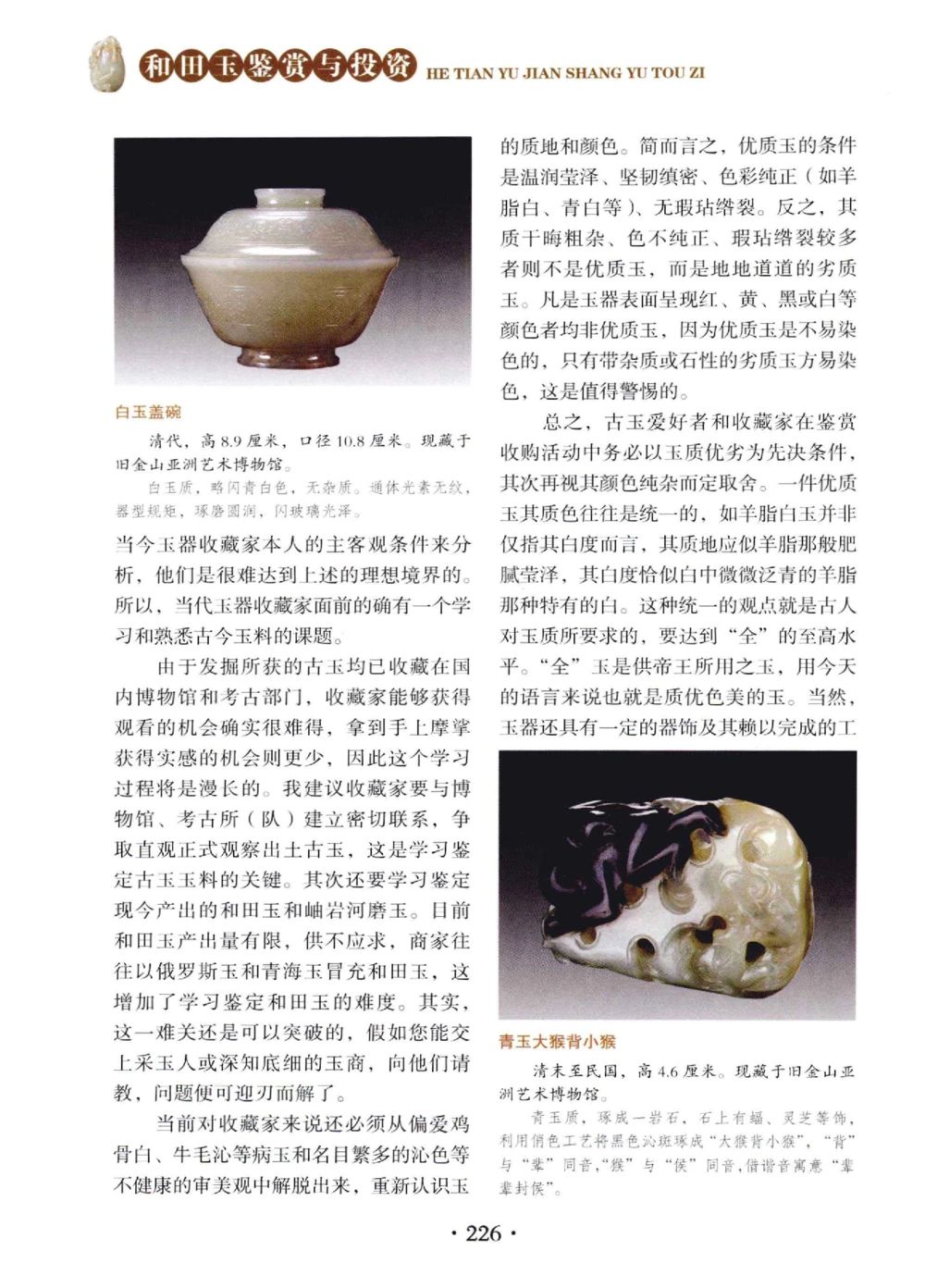 和田玉鉴赏与投资__X018-玉石珠宝鉴定教程最新合集_7、和田玉鉴定专题全套课程_和田玉电子书