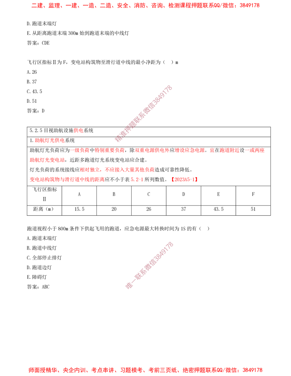 09.09-习题带练（九）_2026年一级建造师_2026年一建民航_2025年一建民航SVIP_03-习题精析✿实战特训✿模考通关_04-民航《习题带练班》高永志SMR