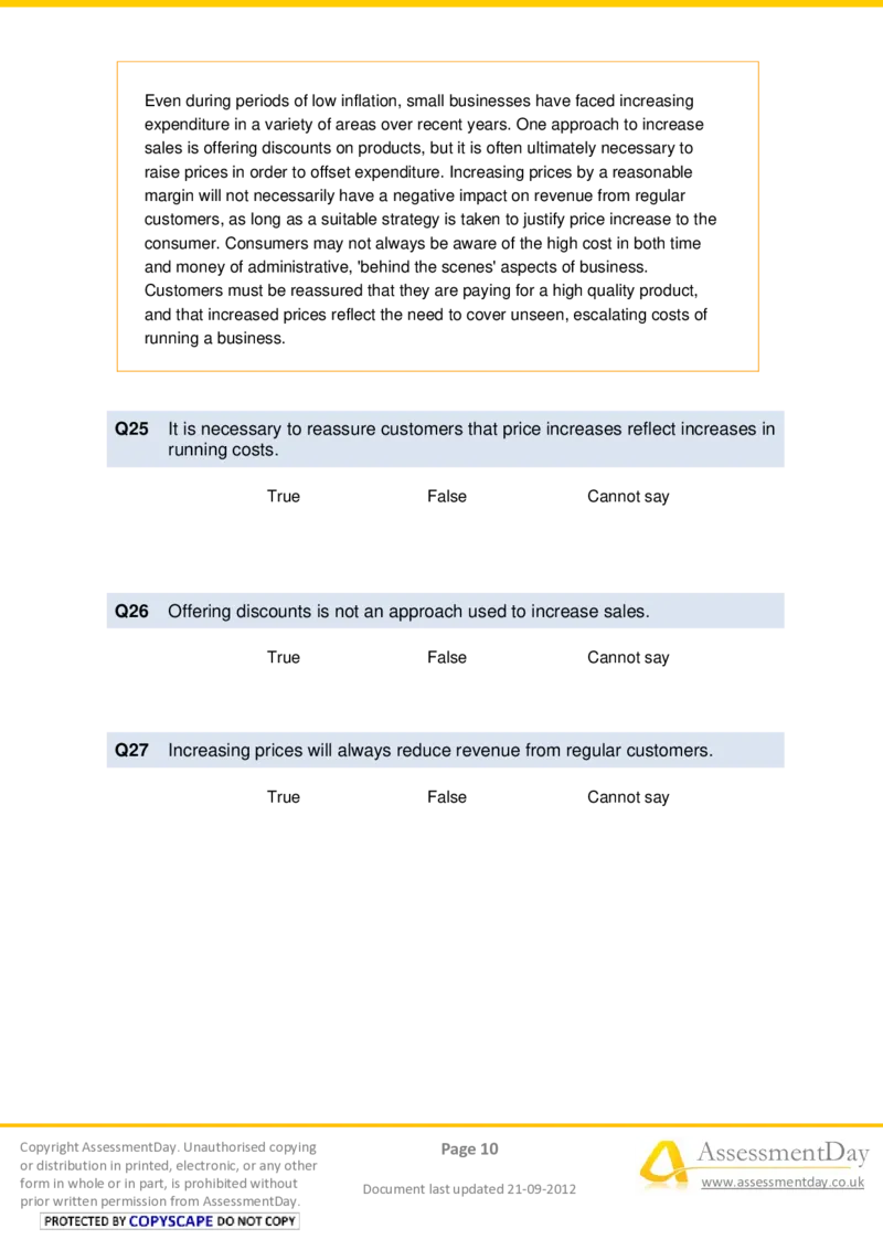 VerbalReasoningTest4-Questions_2025春招题库汇总_十大行测题库_2023年十大热门题库更新中_05、TalentQ汇总_TalentQ测试题（适合大多数外资银行以及其他企业）_VerbalReasoning